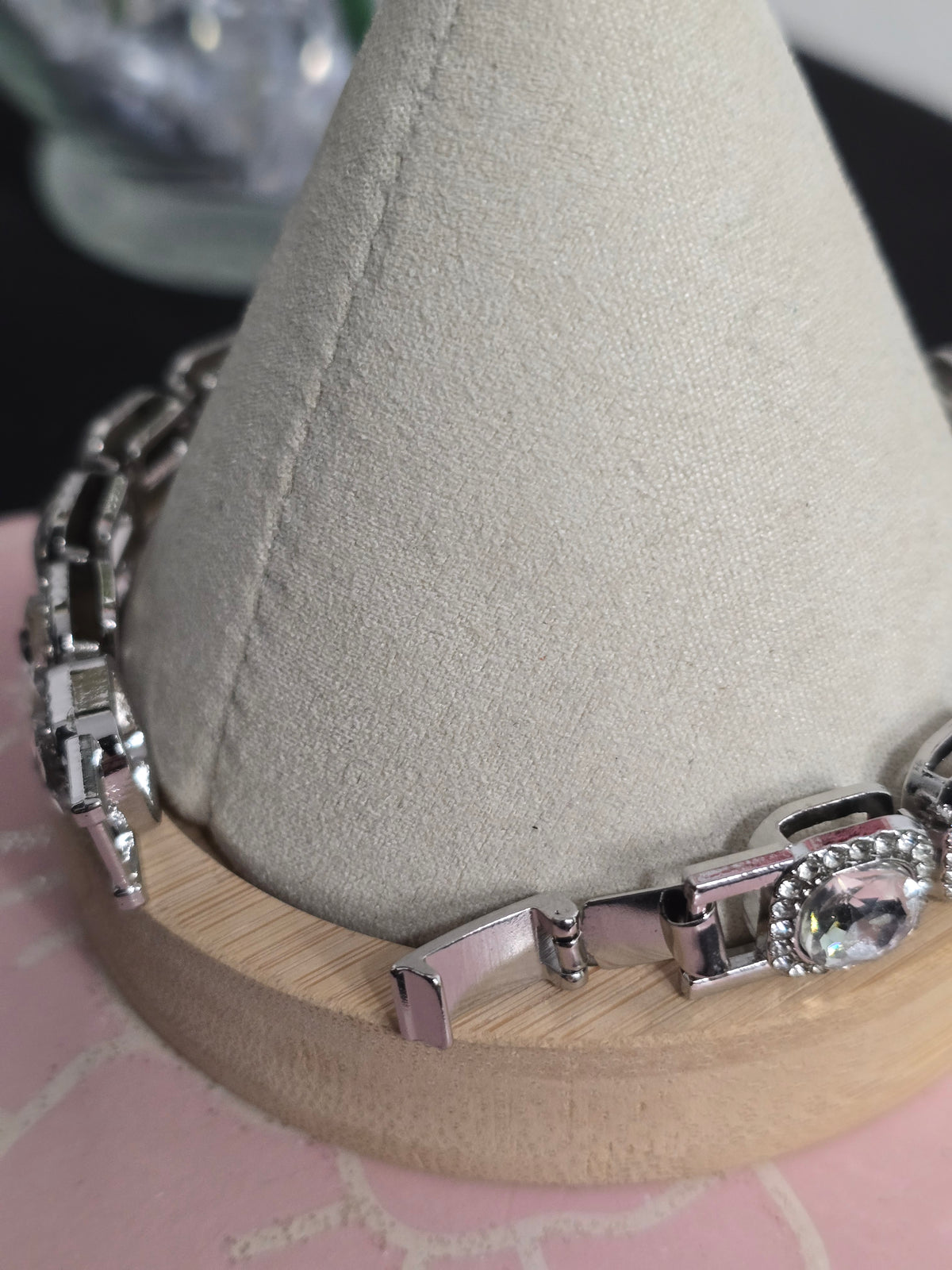 Unisex Chunky Gold or Silver Plated Rhinestone Tennis Bracelets