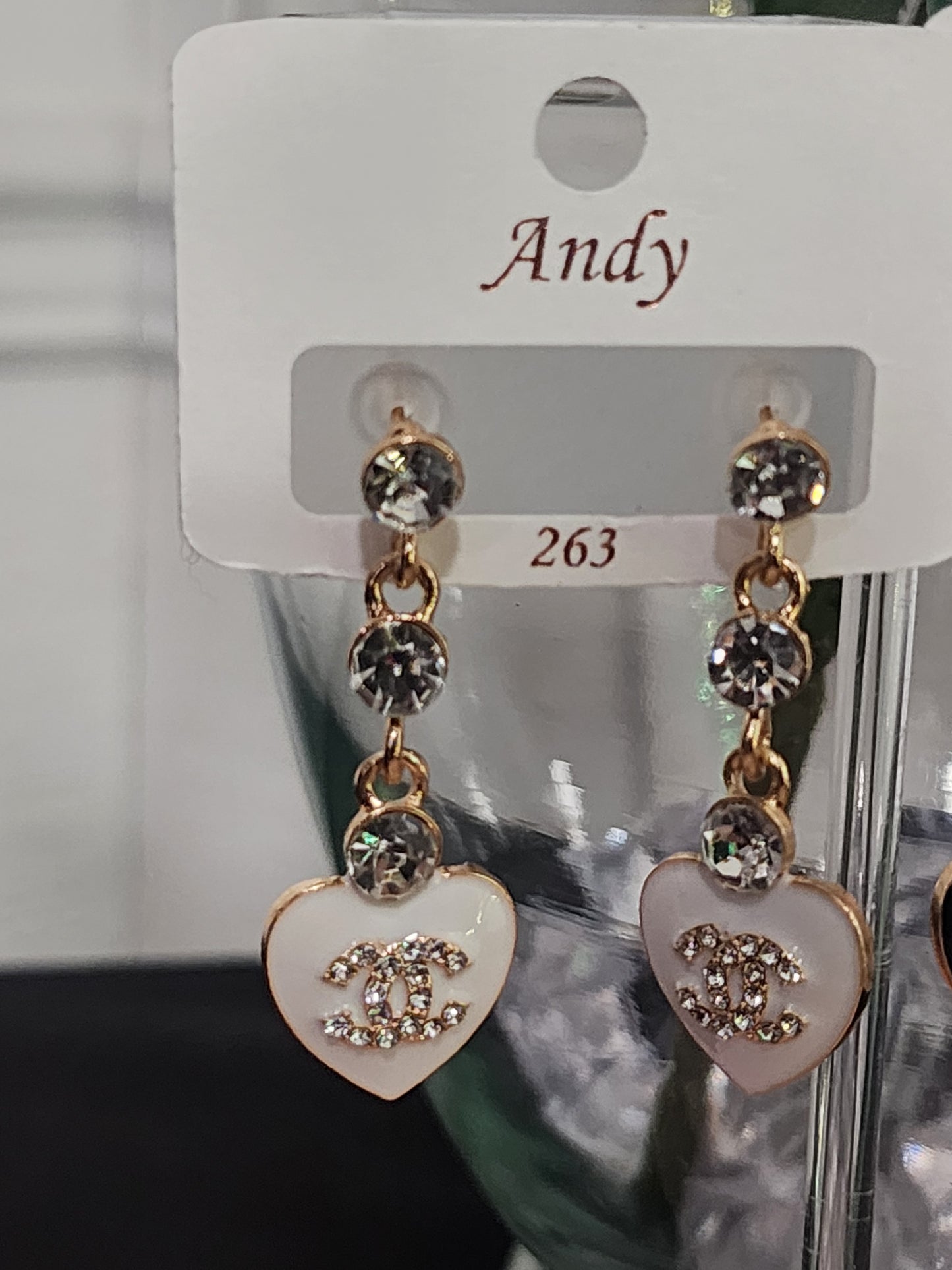 Gold and Silver Fashion Earrings (ON SALE)