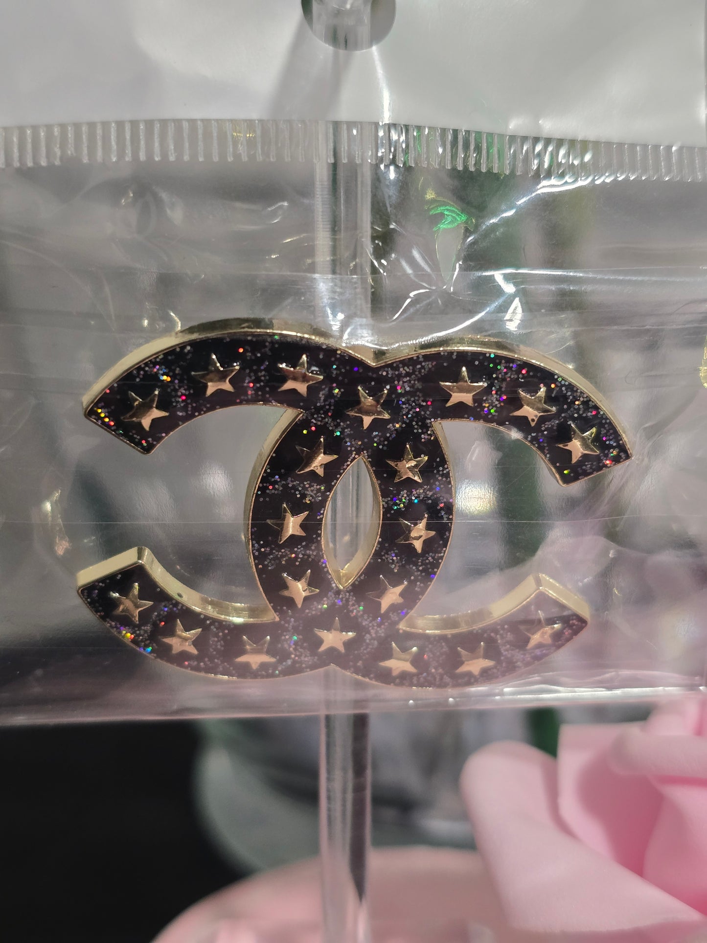 Gold or Silver Rhinestone Brooches (Handmade)