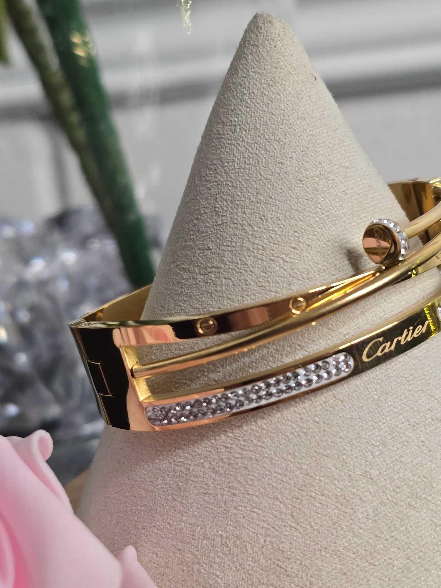 Fashion Nail Style Stainless Steel Bracelets (ON SALE)