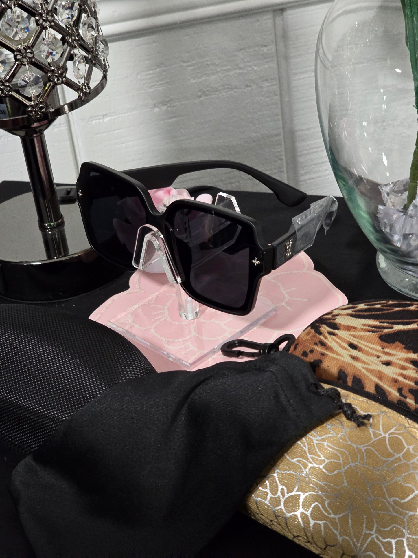 Sunglasses, Soft Bag and Sunglass Case 3 Piece Set (ON SALE)