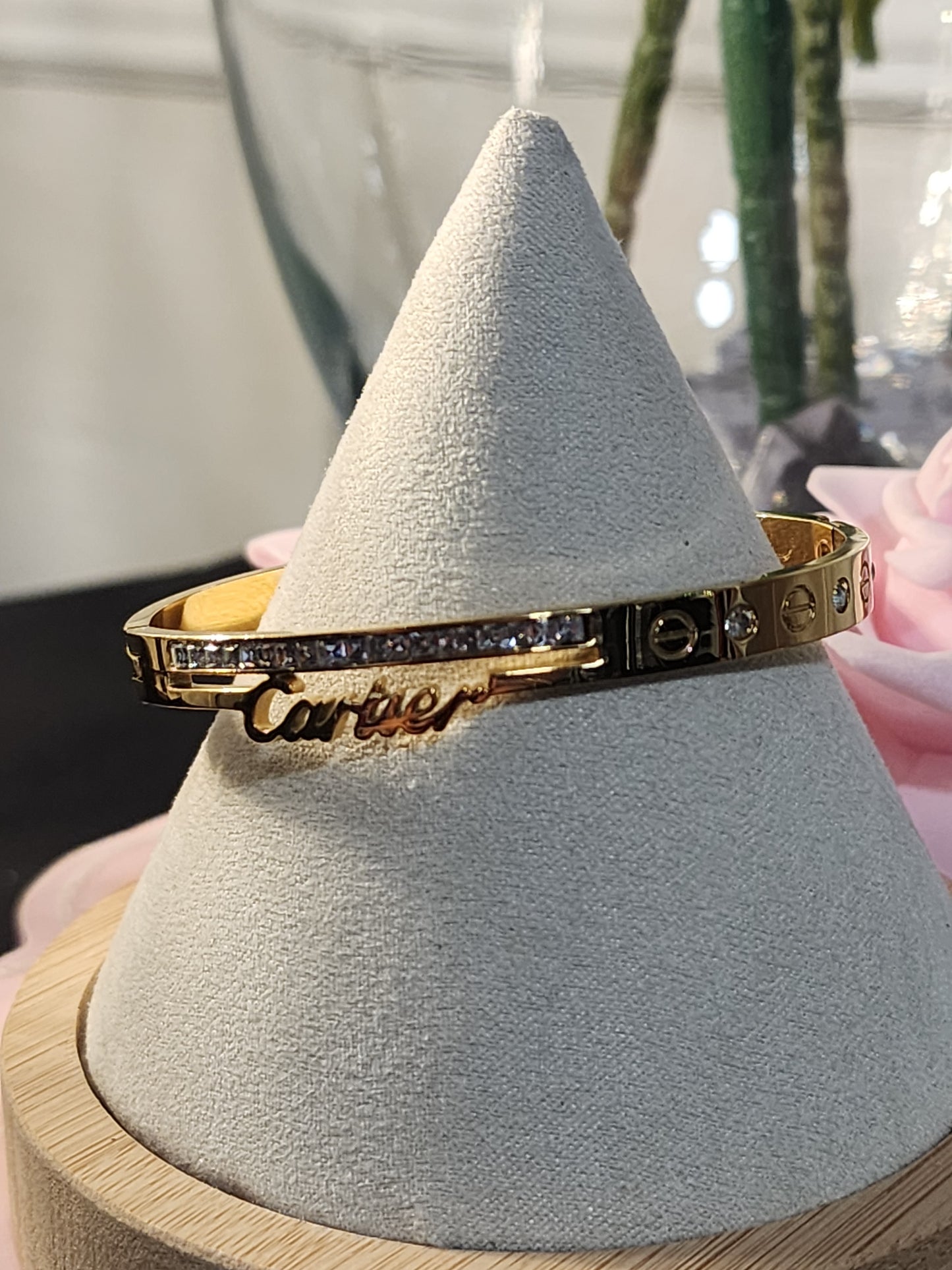 Cartier Gold Stainless Steel Bracelet
