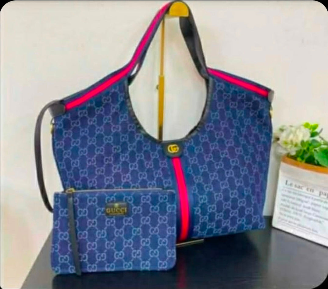 BACK IN STOCK Large Giglio Denim Fashion Style Handbag (24hrs FLASH SALE ends Friday 6/19)