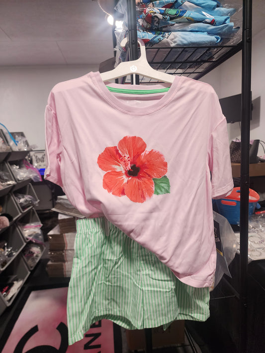 Girls 2 Piece T-Shirt with Shorts Sets