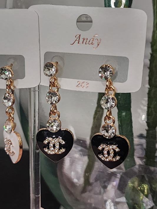 Gold and Silver Fashion Earrings (ON SALE)