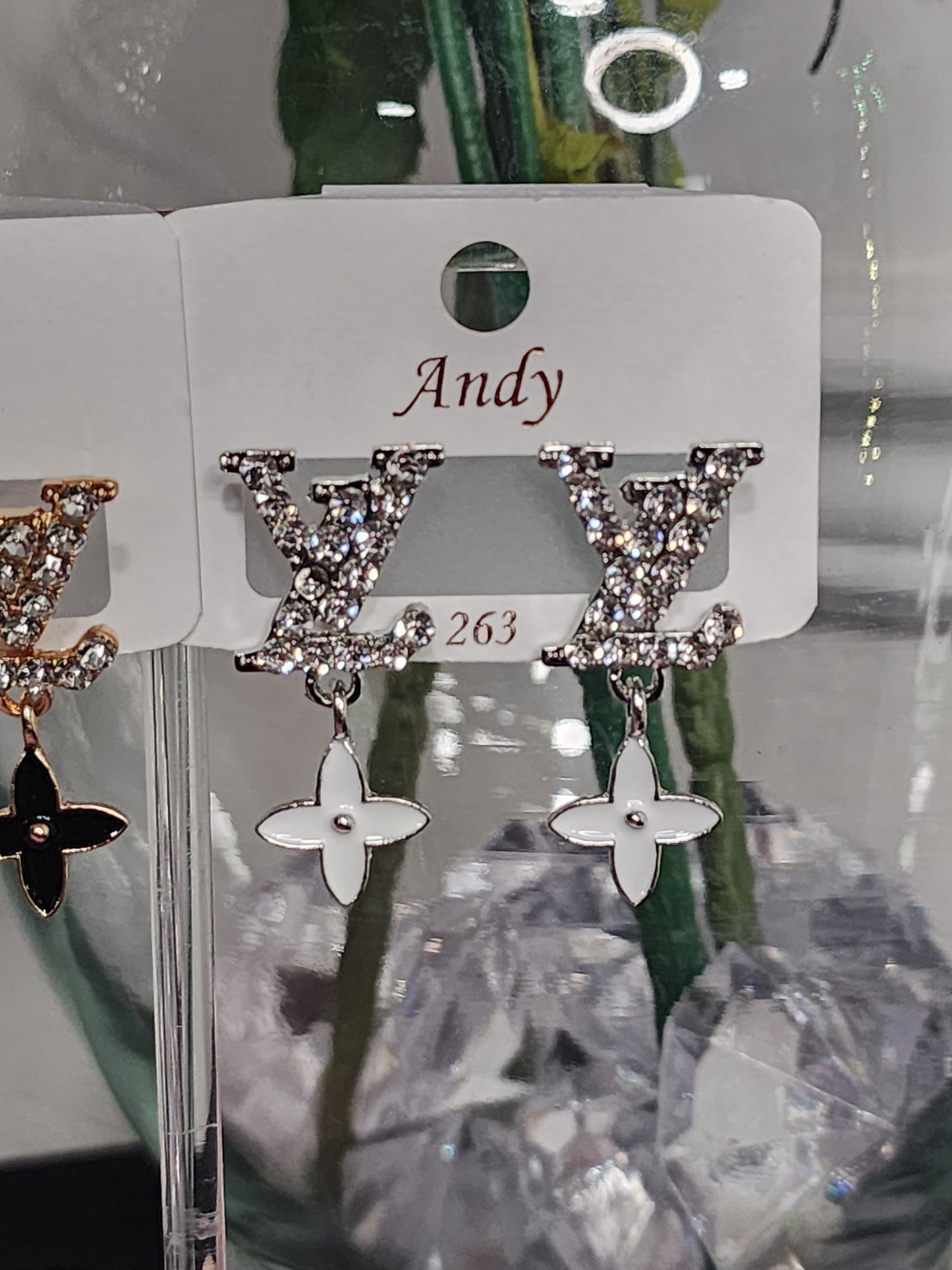 NEW Gold Post Back or Dangling Earrings