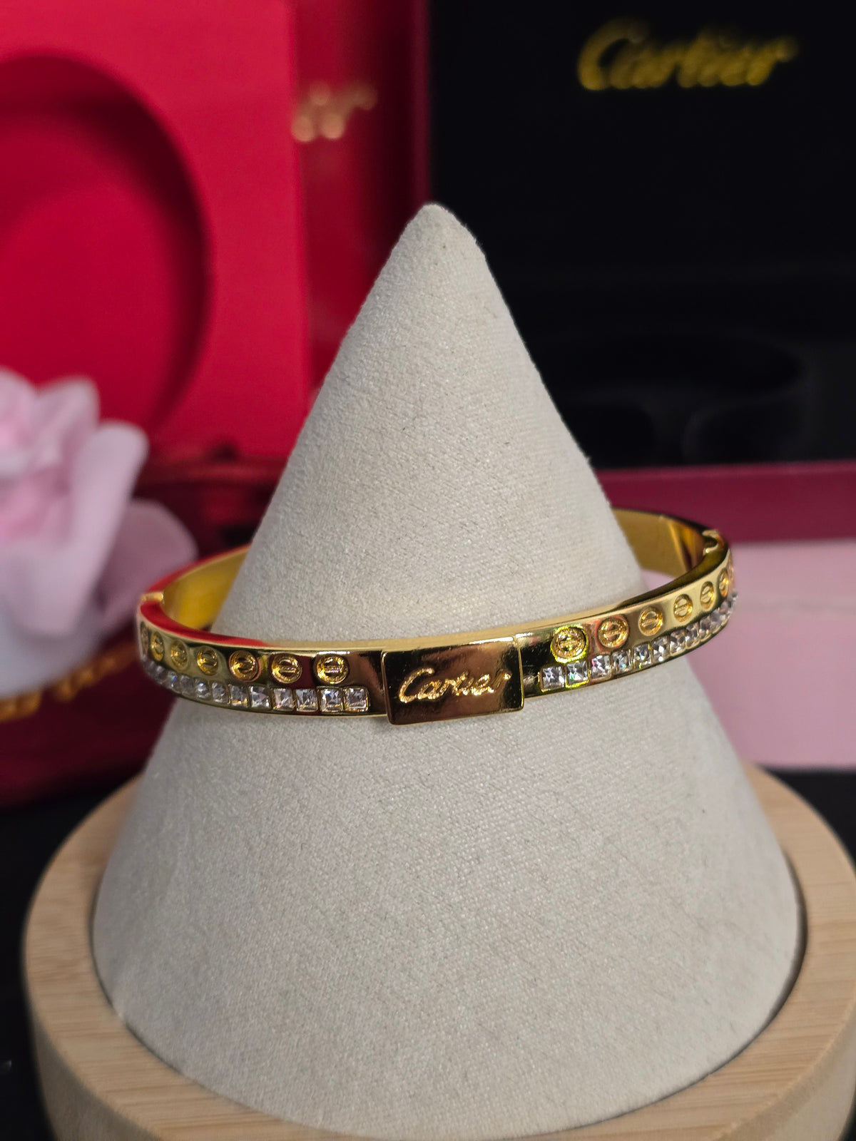 Gold, Silver or Rose Gold Stainless Steel Love Bracelets ALL come with Gift Box,Gift Bag and Soft Jewelry Bag or Earrings (ON SALE)