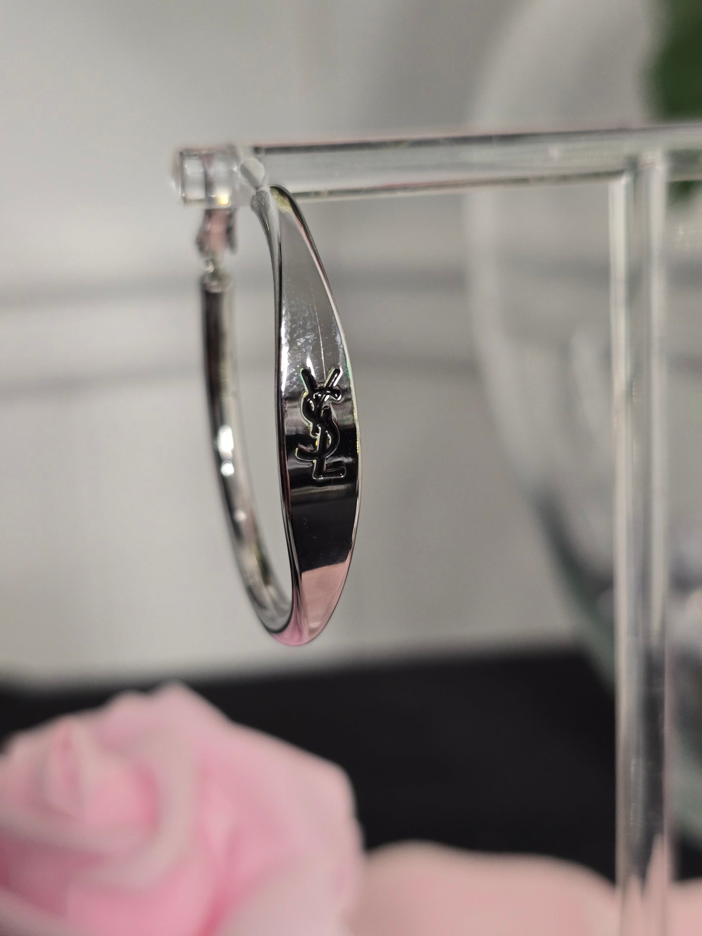 Gold or Silver Stainless Steel Hoop Earrings (ON SALE)