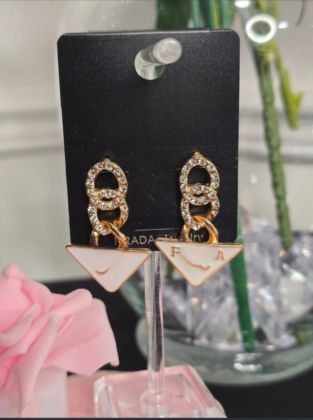 Gold or Silver Rhinestone Brooches (Handmade)