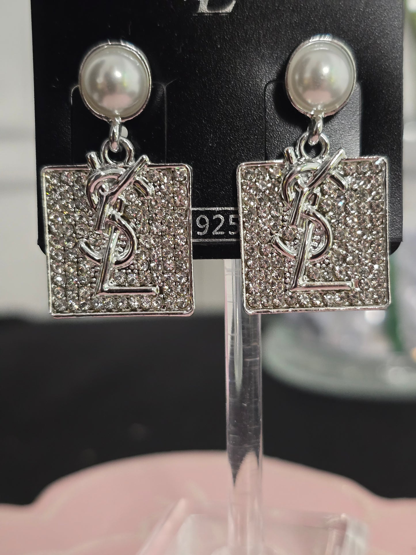 NEW Gold or Silver Rhinestone Earrings