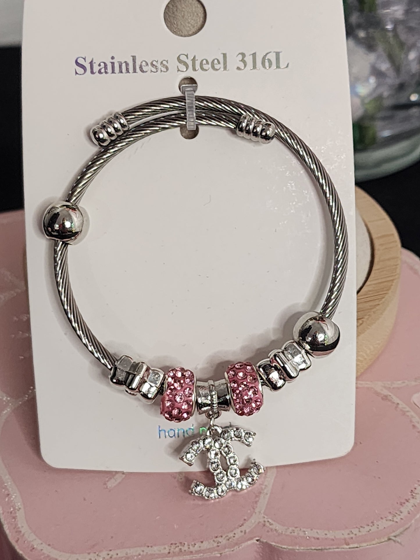 Stainless Steel Adjustable Charm Bracelets (BACK IN STOCK)