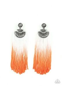 Ombre DIP IT UP - ORANGE Earrings